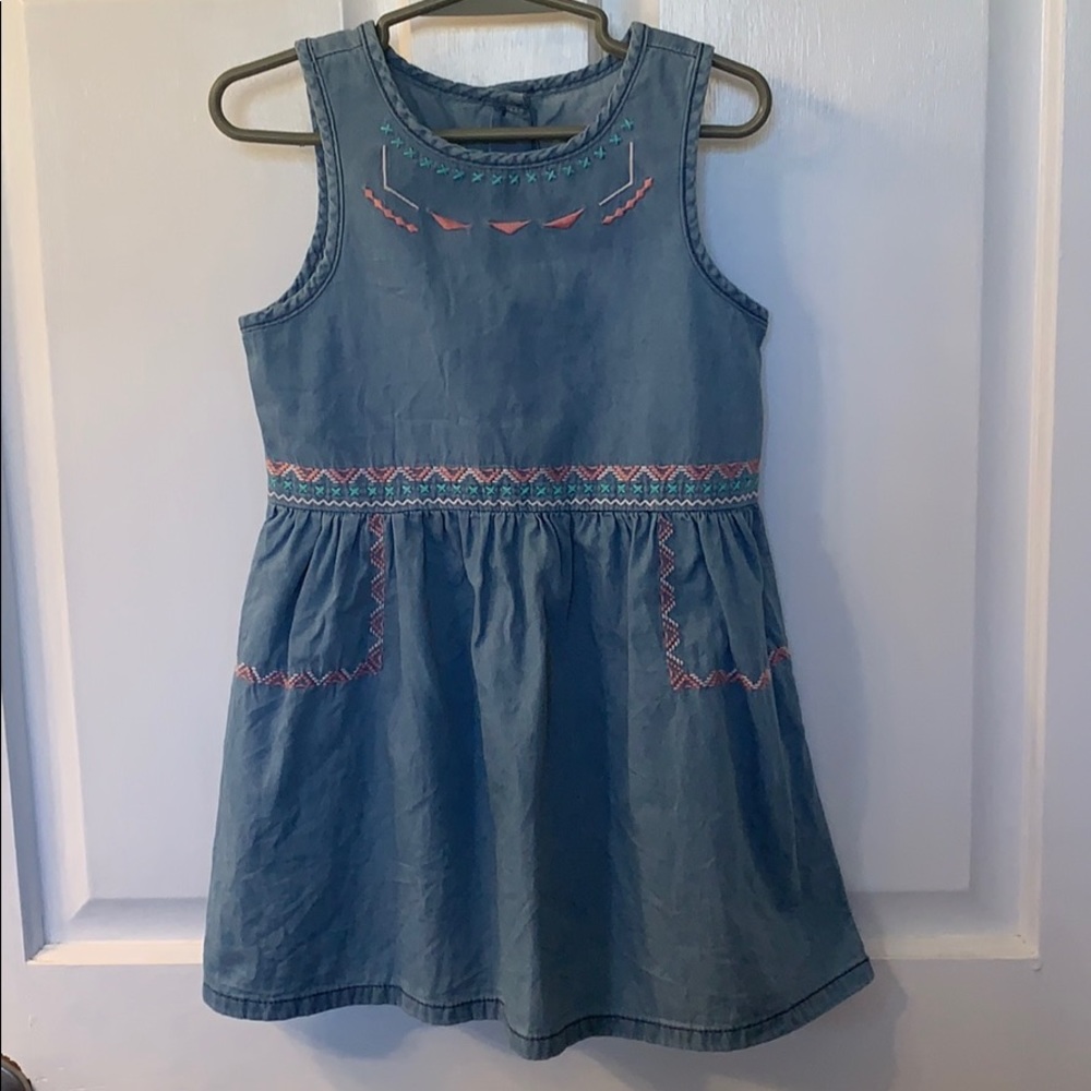 Girls Gymboree chambray dress